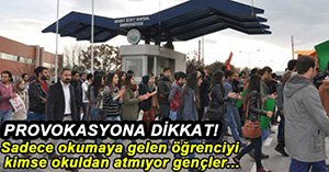 OKULDAN ATILAN ARKADAŞLARI İÇİN YÜRÜDÜLER