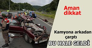 OTOMOBİL PARAMPARÇA OLDU