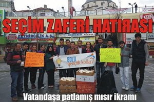 PATLAMIŞ MISIRLI GÖNDERME