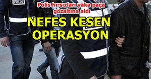 POLİSTEN HIRSIZLARA SUÇÜSTÜ