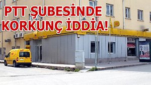 PTT ŞUBESİ'NDE VATANDAŞA BIÇAK İDDİASI