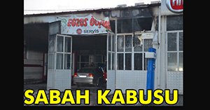 SANAYİDE KORKUTAN YANGIN