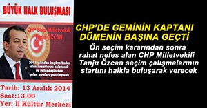 TANJU ÖZCAN BOLULULARLA BİR ARAYA GELECEK