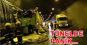 TÜNELDE FACİADAN DÖNÜLDÜ