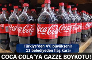 TÜRKİYE'DEKİ BELEDİYELERDEN İSRAİL BOYKOTU!