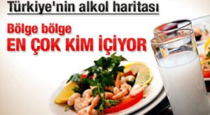 TÜRKİYE'NİN ALKOL HARİTASI ÇIKARTILDI