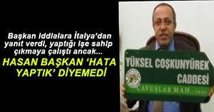 UZUNOĞLU, İDDİALARA İTALYA'DAN CEVAP VERDİ