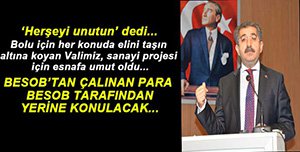 VALİ, SANAYİ PROJESİ İÇİN DEVREDE...