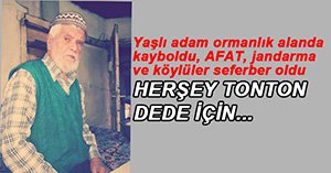 YAŞŞI ADAM 3 GÜNDÜR KAYIP