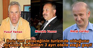 3 İŞADAMINDAN OTEL ATAĞI