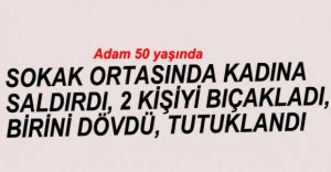 3 KİŞİYİ HASTANELİK ETTİ