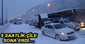 5 SAAT SONRA ULAŞIM AÇILDI....