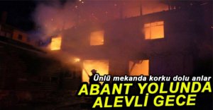 ABANT YOLUNDA KORKUTAN YANGIN