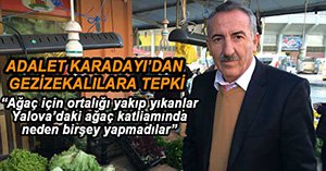 ADALET KARADAYI'DAN GEZİ PARKI TEPKİSİ