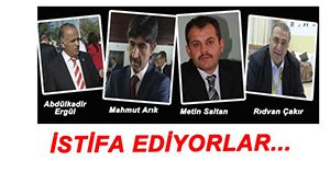 ADAY ADAYLIĞI İÇİN İSTİFA EDİYORLAR