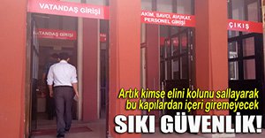 ADLİYE'DE GÜVENLİK ÖNLEMLERİ ARTTI!