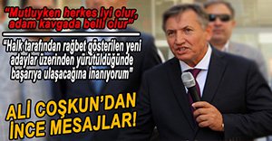 ALİ COŞKUN'DAN MESAJ GİBİ AÇIKLAMALAR!