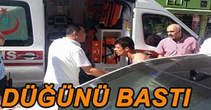 ALKOLLÜ ŞAHIŞ DÜĞÜNÜ BİRBİRİNE KATTI...
