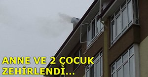 APARTMANA SIZAN KOKU HAYATLARINI KURTARDI