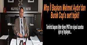 AYDIN'DAN COP'A SERT SÖZLER...