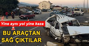 AYNI YERDE İKİNCİ KAZA, FACİADAN DÖNÜLDÜ