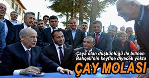 BAHÇELİ MENGEN'DE MOLA VERDİ