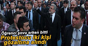 BAKANA PROTESTO SON ANDA ENGELLENDİ