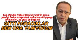 BAŞKAN GİDEN 80 BİN TL'YE YANIYOR