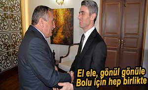 BAŞKAN VALİ'Yİ ZİYARET ETTİ