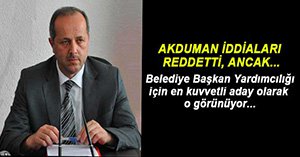 BAŞKAN YARDIMCILIĞI İÇİN ONUN ADI GEÇİYOR