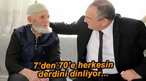 BAŞKAN YILMAZ, YAŞLILARI UNUTMADI