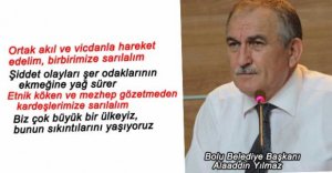 BAŞKAN YILMAZ'DAN SAĞDUYU ÇAĞRISI