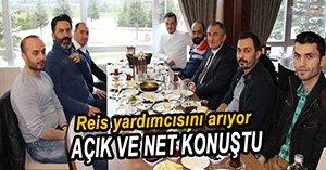 BAŞKAN'DAN YARDIMCILIK İÇİN SİNYAL...