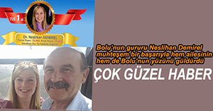 BAYAN DEMİREL BOLU'NUN GURURU OLDU...