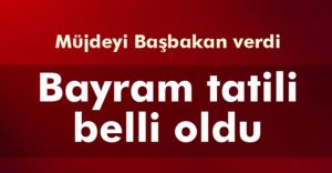 BAYRAM TADINDA TATİL!