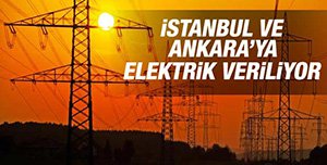BAZI İLLERE ELEKTRİK VERİLMEYE BAŞLANDI...