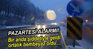 BEKLENEN KAR YAĞIŞI BAŞLADI