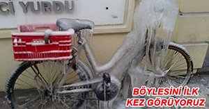 BİSİKLET BU HALE GELDİ...