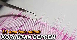 BOLU 3.3 ŞİDDETİNDE DEPREMLE SALLANDI