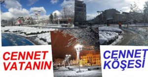 BOLU BEYAZLAR İÇİNDE BÜYÜLEDİ...