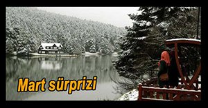 BOLU BUGÜN BEYAZ ÖRTÜYLE UYANDI..