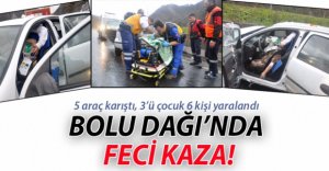 BOLU DAĞI'NDA FECİ KAZA!