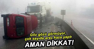 BOLU DAĞI'NDA GÖZ GÖZÜ GÖRMÜYOR