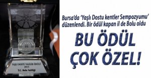 BOLU VALİLİĞİ 'YAŞLI DOSTU' SEÇİLDİ!