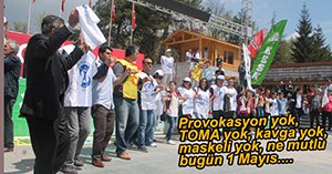 BOLU'DA 1 MAYIS COŞKUSU