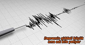 BOLU'DA 2.7 ŞİDDETİNDE DEPREM