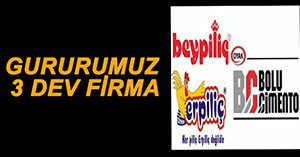 BOLU'DA 3 FİRMA İLK 500'E GİRDİ