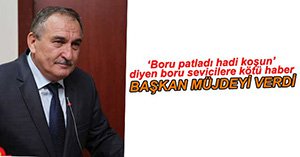 BOLU'DA ARTIK SU BORUSU PATLAMAYACAK..