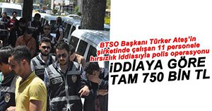 BOLU'DA BÜYÜK HIRSIZLIK OPERASYONU..