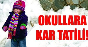 BOLU'DA KAR TATİLİ...